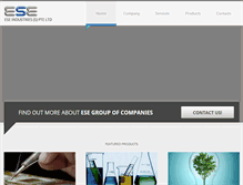Tablet Screenshot of ese.com.sg